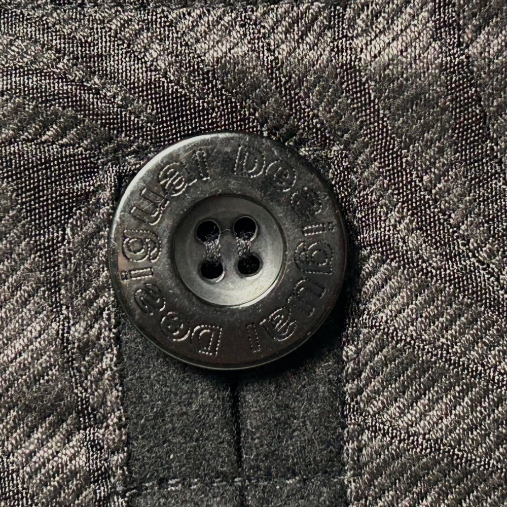 Desigual Patchwork Wool Blend Button Front Mini S… - image 6